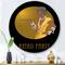 Designart - Retro Fashion Glamour African American Woman - Modern Metal Circle Wall Art